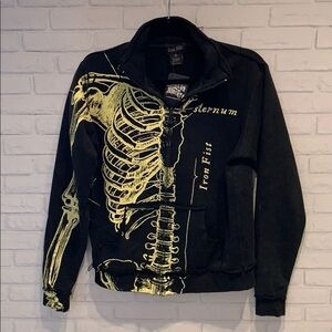 RARE Vintage Iron Fist Wishbone Punk LA jacket in PERFECT Condition Size M